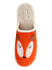 Adelheid Filzpantoffel Fuchs in Orange