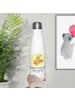 Mr. & Mrs. Panda Trinkflasche Edelstahl Glühwürmchen mit Spruch in Weiß