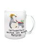 Mr. & Mrs. Panda Tee Tasse Pinguin Gartenarbeit mit Spruch in Transparent