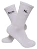 Mister Tee Basic Socks in black/white