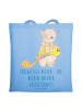 Mr. & Mrs. Panda Tote Bag Freiwilliger Held mit Spruch in Sky Blue