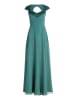 Vera Mont Abendkleid mit Pailletten in Dark Emerald