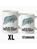Mr. & Mrs. Panda XL Tasse Seekuh Chillen mit Spruch in Weiß