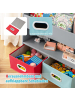 COSTWAY Bücherregal Kinder in Grau