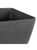 Beliani Outdoor Blumentopf ZELI in Grau - (W) 49 x (H) 49 x (L) 49 cm