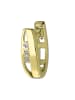 GoldDream Ohrringe Gold 333 Gelbgold - 8 Karat 3er Zirkonia Creolen