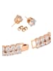 faina Women Jewelry Set in rose gold white
