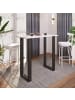 VCM  Holz Bartisch Stehtisch Tisch Tresen Xona 110x50 in Schwarz / Weiß