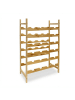 relaxdays Weinregal in Natur - (B)45 x (H)73 x (T)23,5 cm