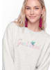 IZIA Women Sweatshirt in Offwhite