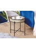 Beliani Beistelltisch VIENNA in /Beige/Schwarz - (W) 36 x (H) 43 x (L) 36 cm
