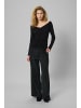 My Essential Wardrobe Langarm-Bluse MWGiggo Slim fit in Black