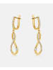 Diamant L'éternel Ohrringe aus 375 Gelbgold