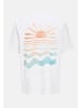 JACK & JONES Junior T-Shirt 'Canggu Summer' in weiß