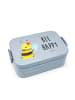 Mr. & Mrs. Panda Bento Box Biene Happy Motiv mit Spruch in Blau Pastell