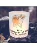 Mr. & Mrs. Panda Windlicht Islandhund Lebensretter mit Spruch in Transparent