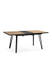 CALICOSY Tisch CLEO in Helles Holz - (W) 140  x (H) 77  x (L) 90  cm