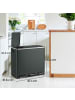 SONGMICS Mülleimer Island in Greenish-Grey - (B)35.2 x (H)56.4 x (T)61.7 cm - 3 x 18 L