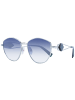 Ana Hickmann Frauen Sonnenbrille Rund Silber