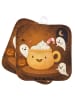 Mr. & Mrs. Panda Ofenhandschuh Kaffee Gespenst Design ohne Spruch in Weiß