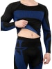 normani 2 x Thermounterhose Lange Skiunterwäsche für Herren in Schwarz/Blau