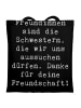 Mr. & Mrs. Panda Tasche Spruch Freundinnen Schwestern mit Spruch in Schwarz