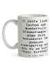 Mr. & Mrs. Panda Tasse Spruch 95. Geburtstag mit Spruch in Weiß