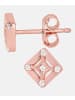 Diamant L'éternel Ohrstecker aus 375 Roségold mit Zirkonia in Roségold