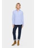 SAINT TROPEZ Langarm - Hemd JunoSZ Lockere Passform in Nautical Blue