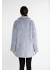faina Damen Mantel in Grau Melange