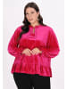 faina Women Plus Size Blouse in Fuchsia Pink