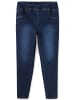 sheego Schlupfjeans in dark blue denim