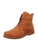 Esgano Damenschnürrstiefel warm flach Da.-Stiefelette in  Braun