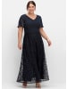 sheego Abendkleid in tiefblau