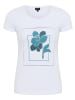 Laura Scott T-Shirt in weiß-mint