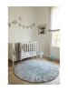 Lorena Canals Teppich   "Round ABC" in Beige/Vintage Blau - 150x150 cm