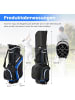 COSTWAY 14er Unterteilung Golf Stand Bag in Blau