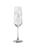 Mr. & Mrs. Panda Sektglas Sternzeichen Jungfrau mit Spruch in Transparent