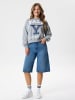 TWO SOON Sweatshirt in Grey Melange