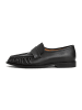 CESARE GASPARI Loafer mit Blockabsatz in Black