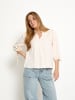 Peppercorn Blouse in Nectarine Stripe
