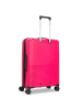 D&N Travel Line 4000 4-Rollen Trolley 66 cm in pink