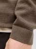 Jack & Jones Sweatshirt mit halbem Reißverschluss in Morel