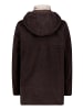 Gil Bret Wolljacke mit Kapuze in Dark Brown Melange
