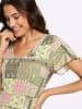 WITT WEIDEN Jerseykleid in altrosa-oliv-bedruckt
