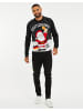 Threadbare Weihnachtspullover THB Xmas Jumper Germany in Schwarz