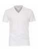 CASAMODA V-Kragen T-Shirt für Herren in weiss