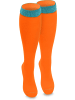 normani 1 Paar Kniestrümpfe Bi-Color in Orange/Türkis