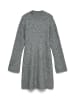 Vero Moda Strickkleid in Medium Grey Melange