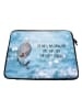 Mr. & Mrs. Panda Notebook Tasche Narwal Gitarre mit Spruch in Oceanblue